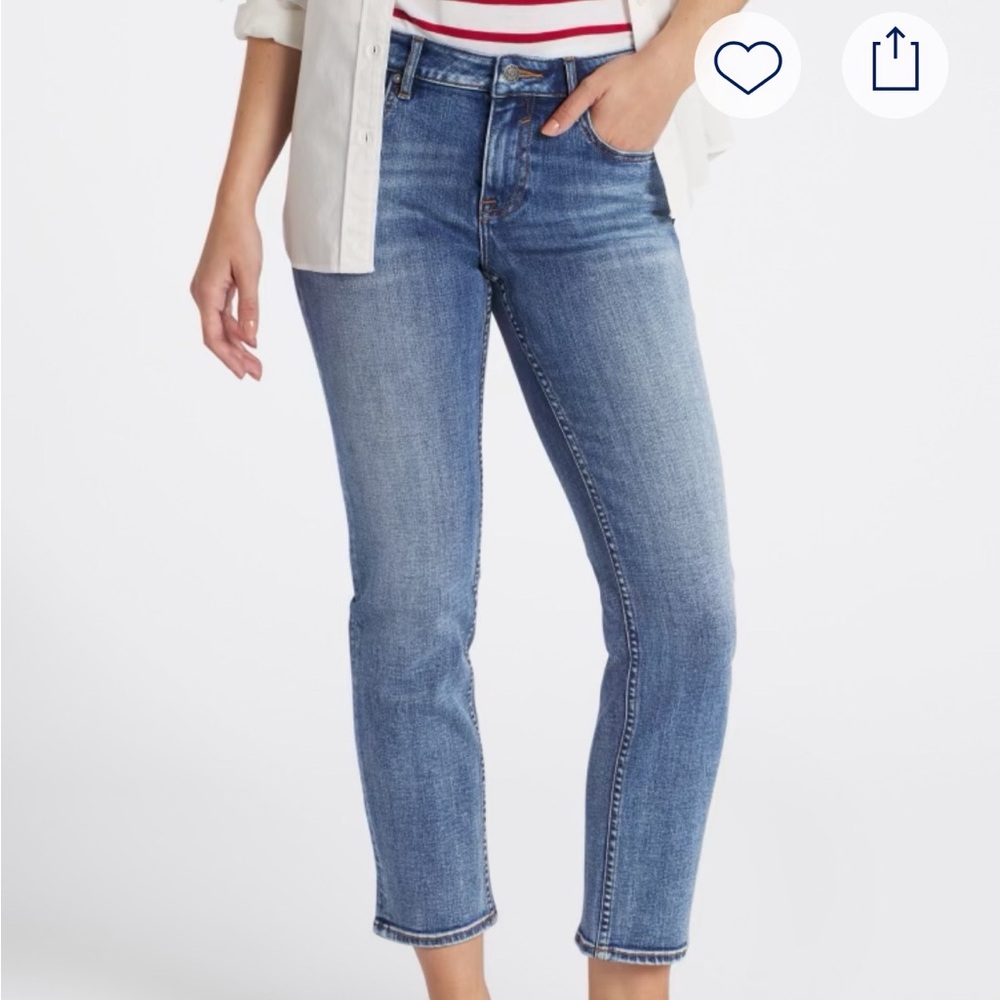 Vigoss Slim Straight Leg Ankle Jeans